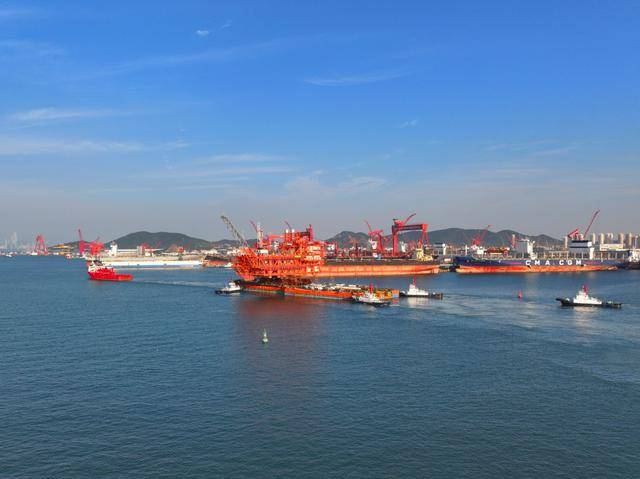 青島制造！北部灣海域最大海洋油氣平臺完工起運:商貿