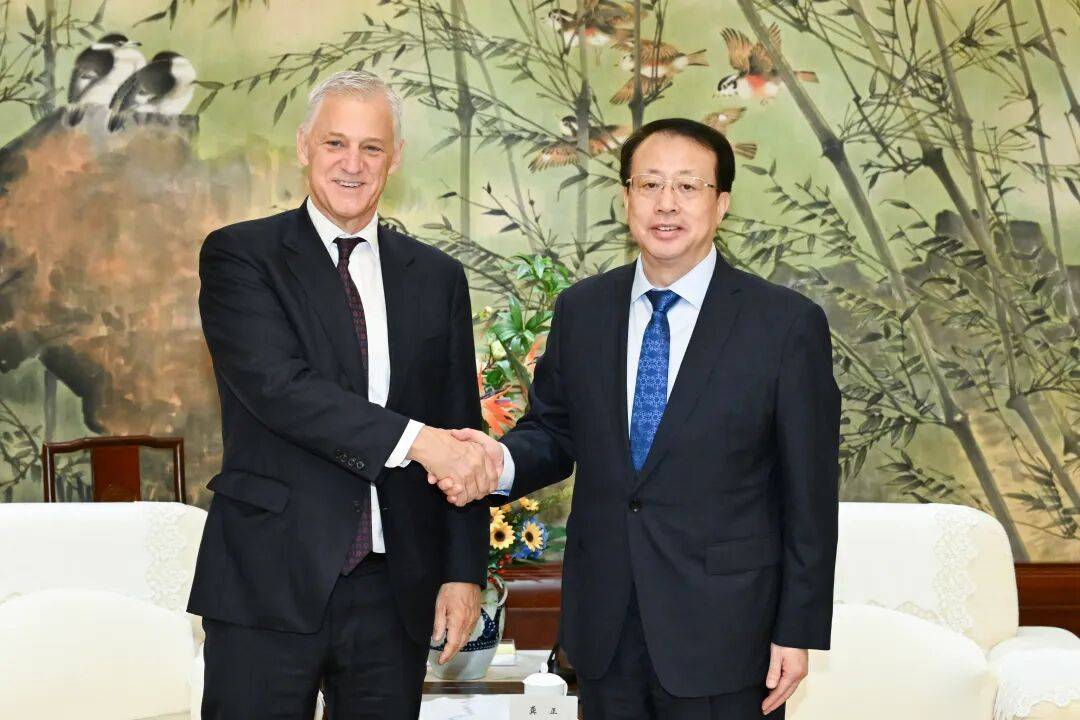 龔正會見渣打集團行政總裁溫拓思:商貿