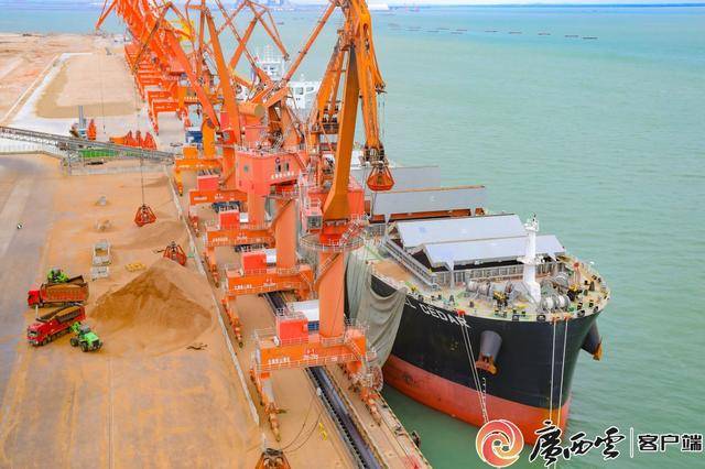 北海港口岸接卸開港以來最大木片船:商貿